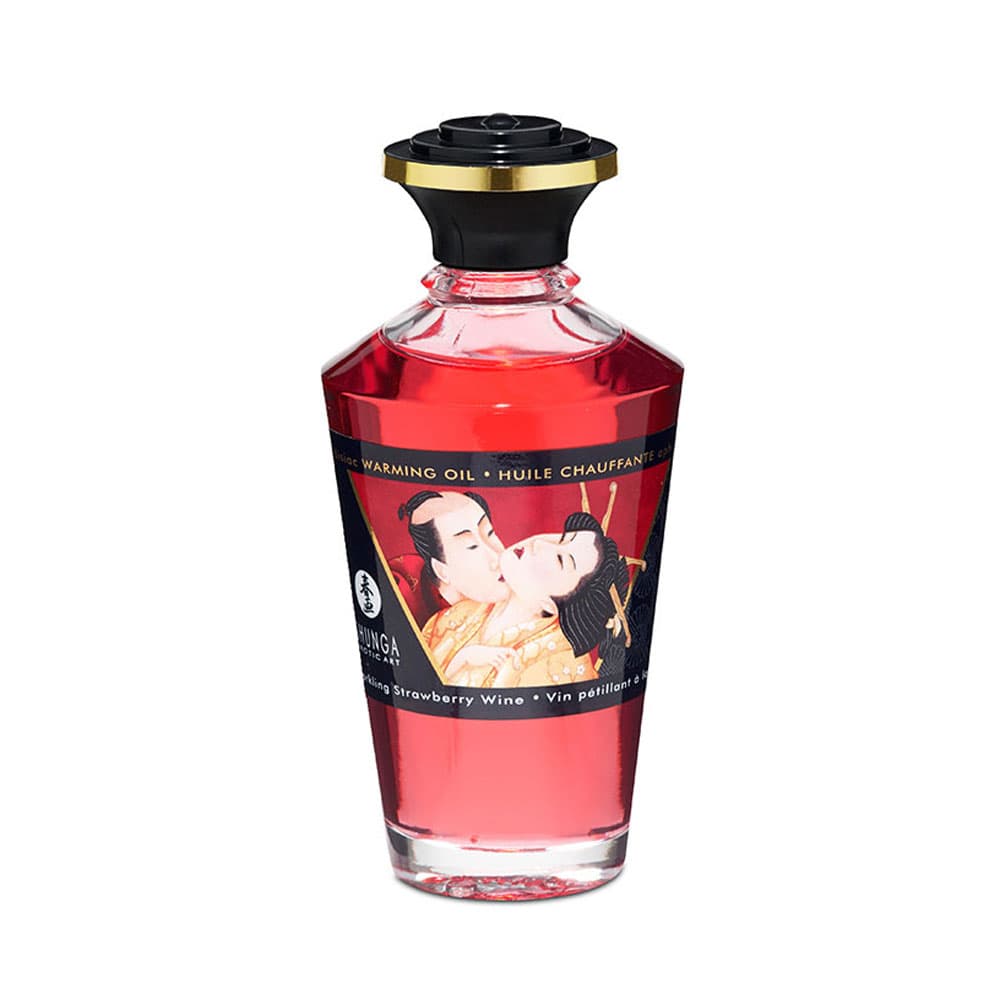 Strawberry Wine Загряващо масажно олио 100 мл