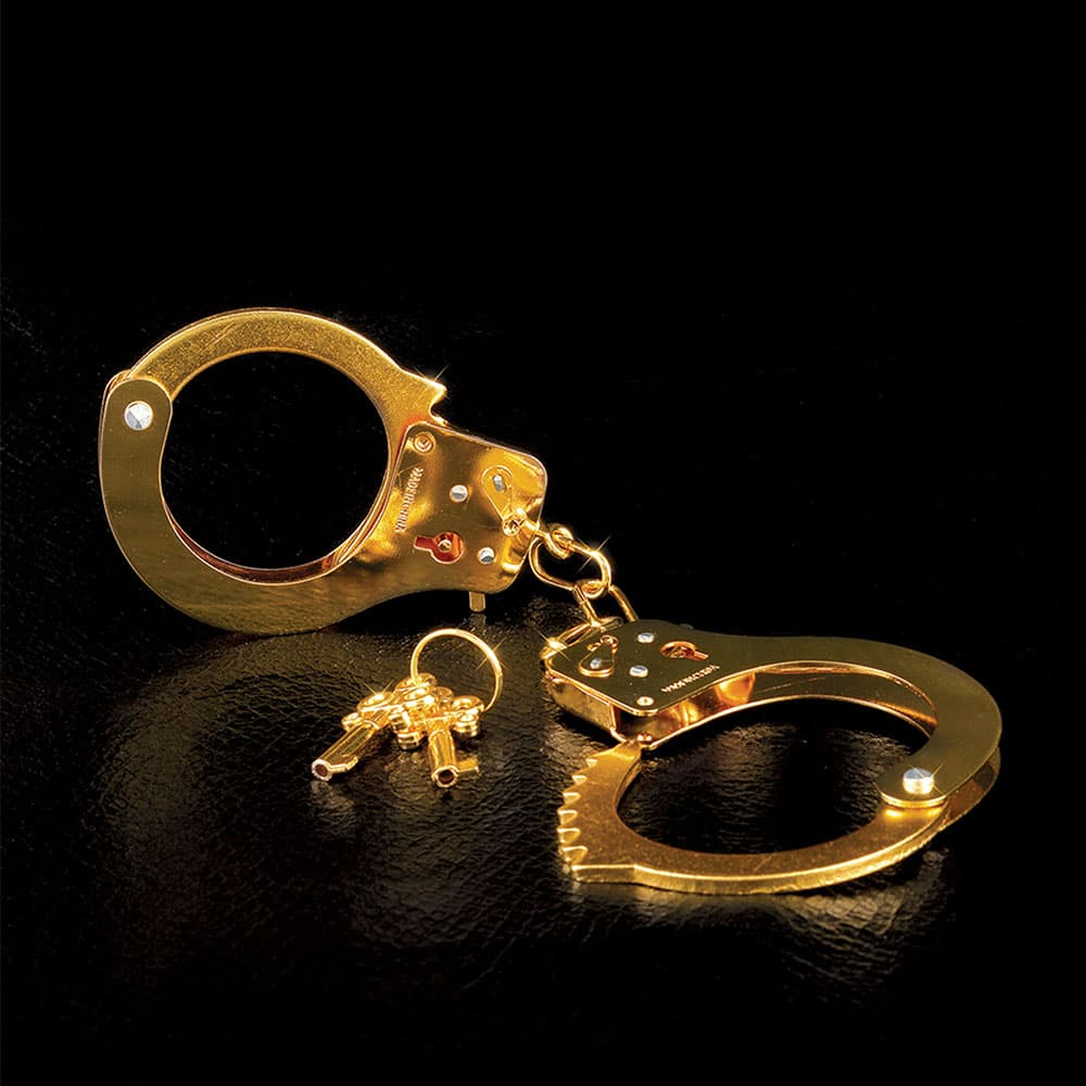 Fetish Fantasy Gold метални белезници