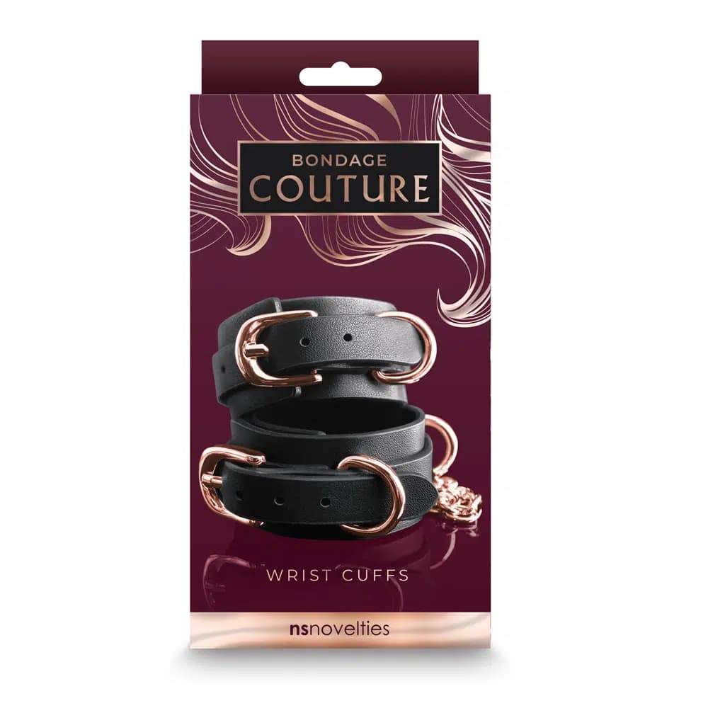 Bondage Couture белезници за ръце, черни