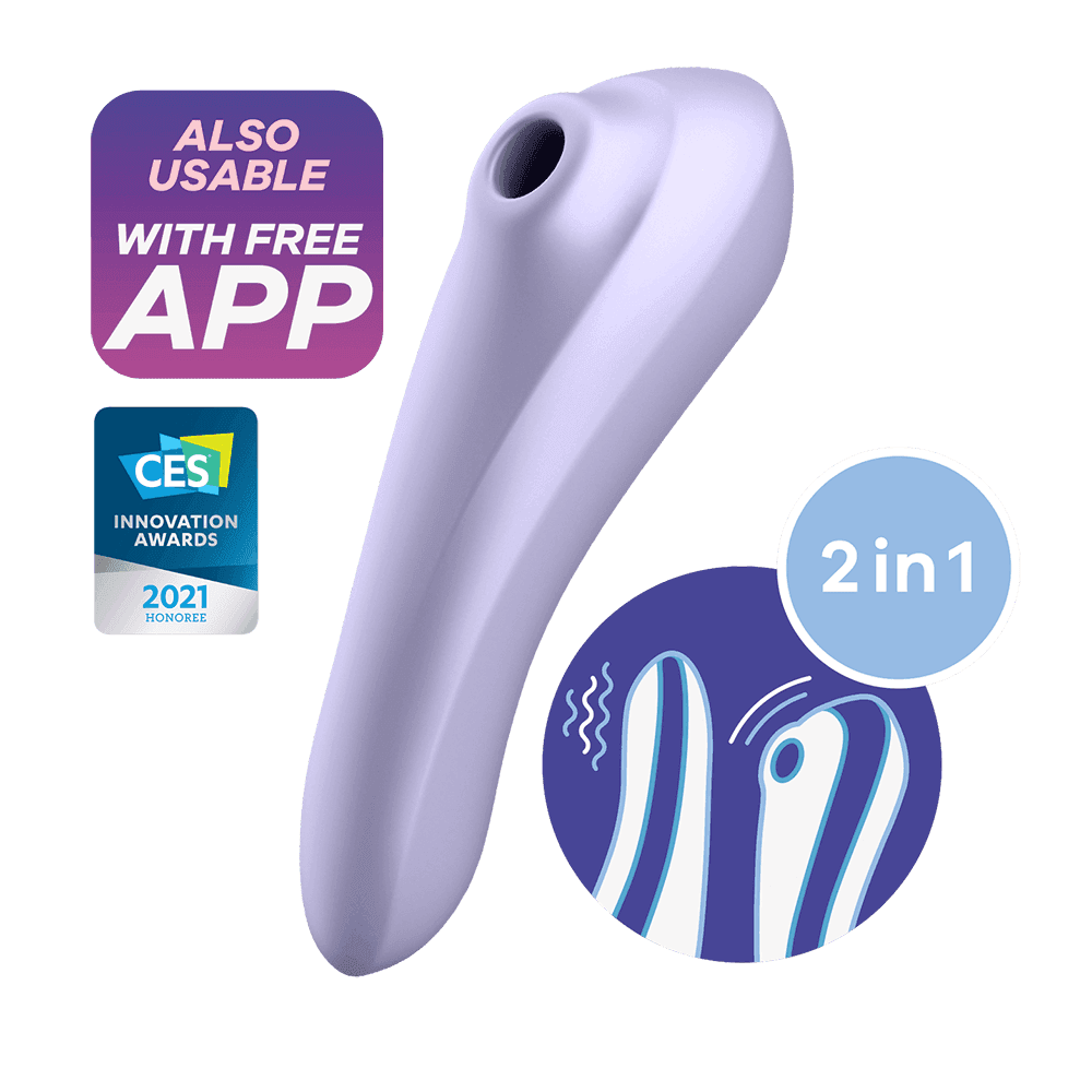 Dual Pleasure Air Pulse Стимулатор и вибратор