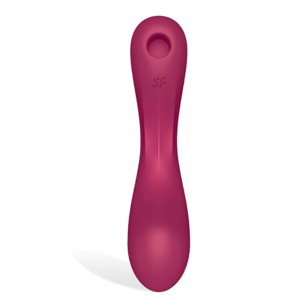 Curvy Trinity 1 Air Pulse Вибратор с въздушна стимулация, вишна